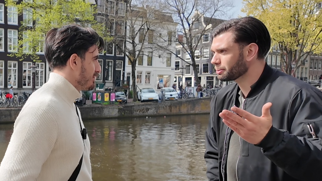 Still from Joey's workshop interview