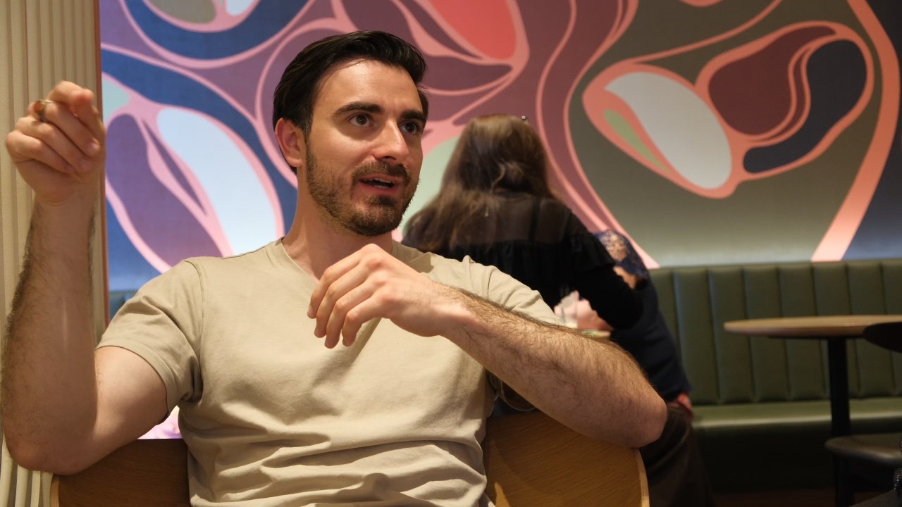Still from Nejc's workshop interview